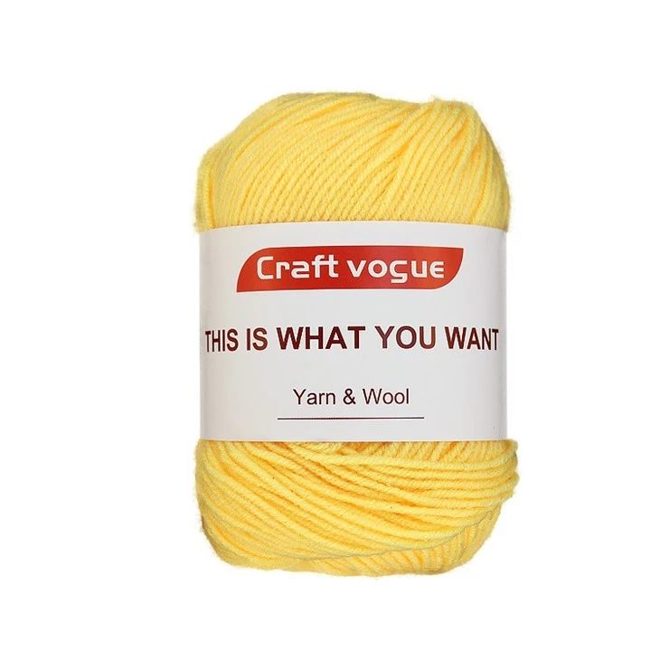 cotton and acrylic blend yarn