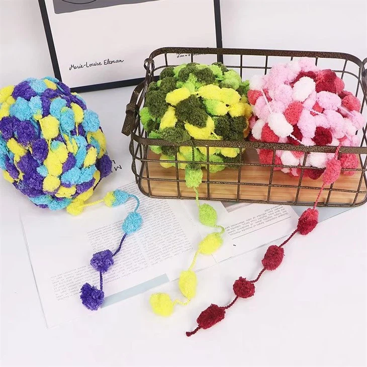pom pom knitting yarn